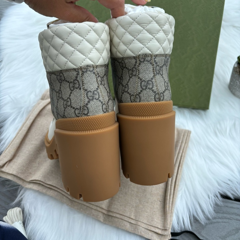Gucci GG Heeled Ankle Boots - Picture 5 of 7